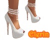 Elegance pearl heels