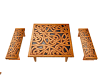 Maori Design Table Chair