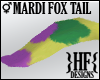 }HF{ Mardi Gras Fox Tail