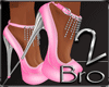 bro-English Pink Heels 