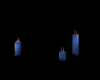 Blue Lovers Candles
