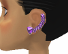 orecchini viola