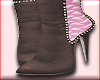 K~ Pink Leather bootie
