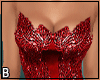 Red Trumpet Gown