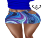 blue swrial skirt