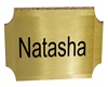 Natasha wall plaque