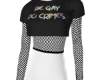 be gay: fishnet crop top