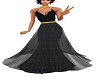 Long elegant black dress
