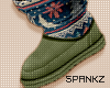 !!S Xmas Boots Greeny