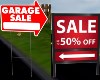 2in1 Garage Sale Signs