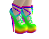 Rainbow Heels 4