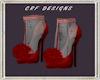 CRF* Red Heels /pompom