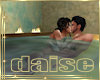 Kissing Bath Cuddle Pose