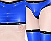 B! Dark Blue PVC Outfit