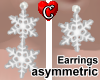 P* SnowCrystal Earrings
