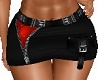 BLACK / RED SKIRT