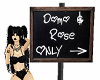 CustomSign-Domo&RoseONLY