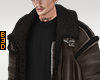 Leather Fur Coat