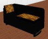 Black/Gold Slink Sofa