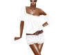 [i] White belted dress