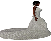 [MzL]White Crochet Gown