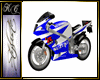 Moto  Suzuki blue