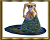 Peacock Lady Gown