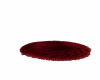 Burgandy round rug