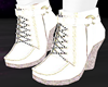 Sal Ankle Boots White