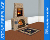 Stone Fireplace