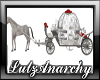 White Wedding Carriage