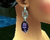 Lorna Purple Earrings