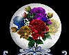 Colored Rose Globe