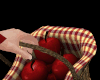 RED BASKET -  APPLES