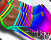 LgePansy Rainbow Heels