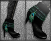 w| peacock heels | color