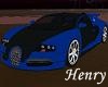 BLUE Bugatti Veyron