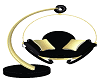 Black n Gold Swing Chair