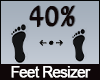 40% Feet Scaler