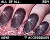 Glitter Black nails