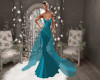 Exquisite Aqua Gown