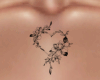 y. heart chest tattoo