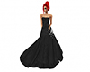 Formal black gown