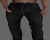 Plain black jeans