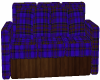 Blue Tartan Couch
