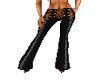 Orange Tight Flare Pants