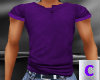 (M) Purple Layed shirt