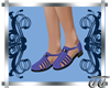 Jillian Purple Sandals