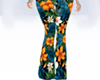 Tropical Flared Pants 2