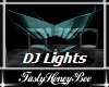 Flower DJ lights Aqua